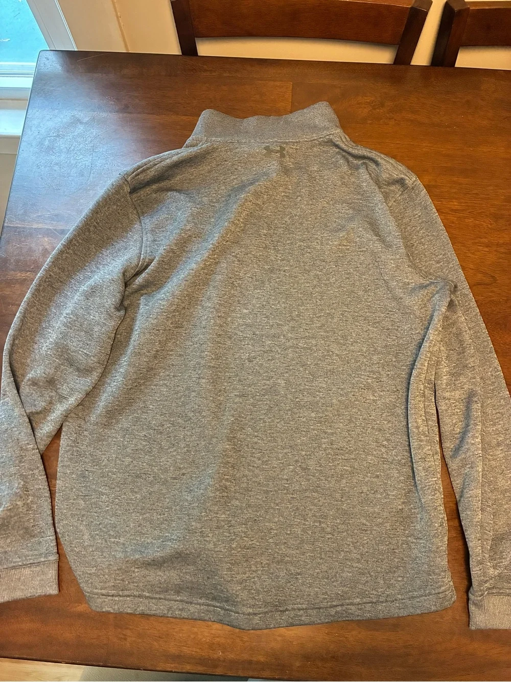 Under Armour Men's Heather Gray Quarter-Zip Performance Pullover